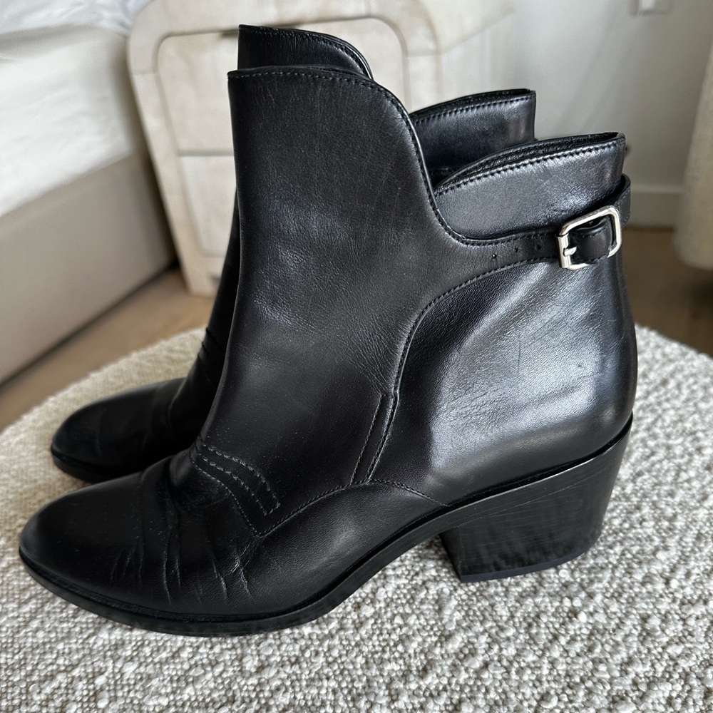 Alexander Wang buttery leather boots sz 40